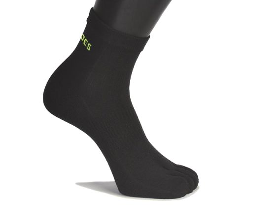 XOToes Quarter Crew Wool Toe Sock